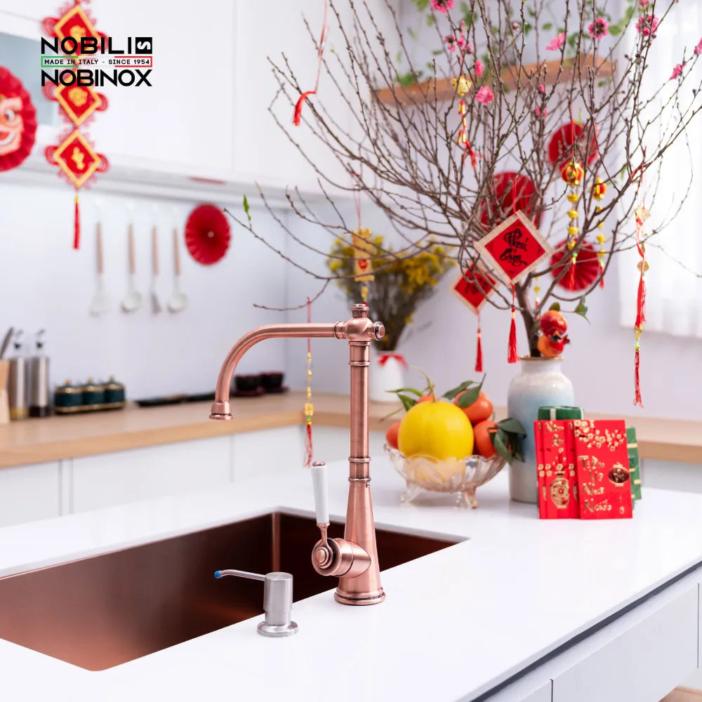 Vòi bếp Nobili CHARLIE NB255C nhập khẩu Italy. 