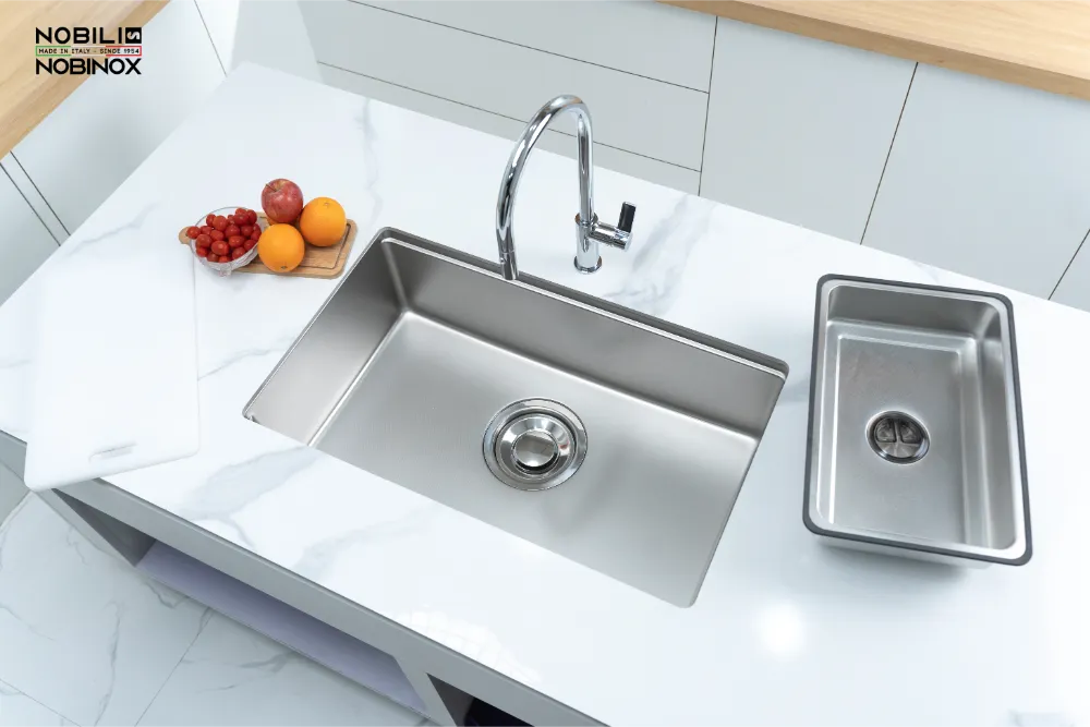 Chậu bếp Nobinox ROSA NN974DT cao cấp