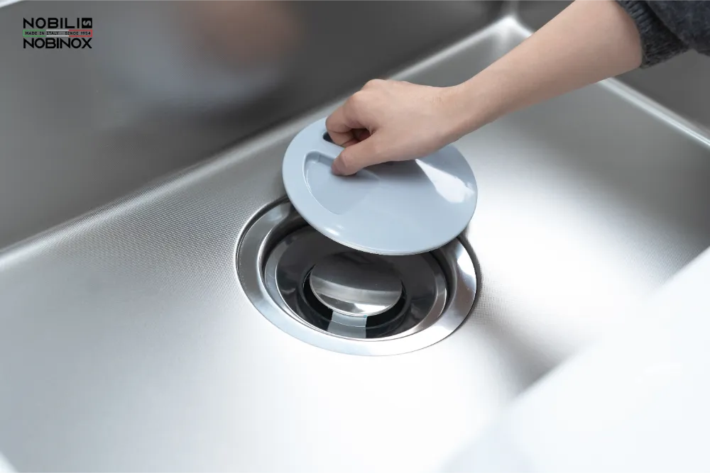 Chậu bếp Nobinox ROSA NN974DT thoát nước nhanh chóng