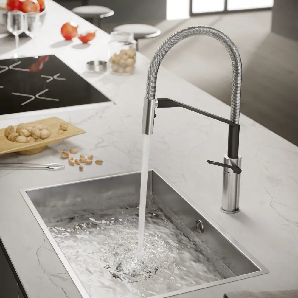 Vòi bếp Nobili HERON NB228 cần mềm nóng lạnh
