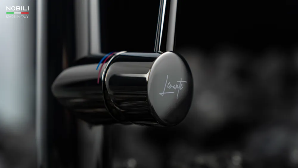 Vòi bếp LEVANTE NB306B | Cần mềm nóng lạnh 2 đầu xả