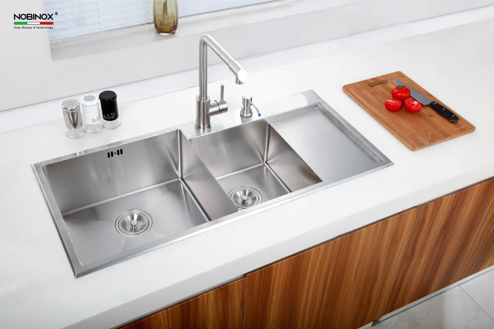 Chậu bếp Nobinox LIKEN NL746 sơ chế tiện lợi