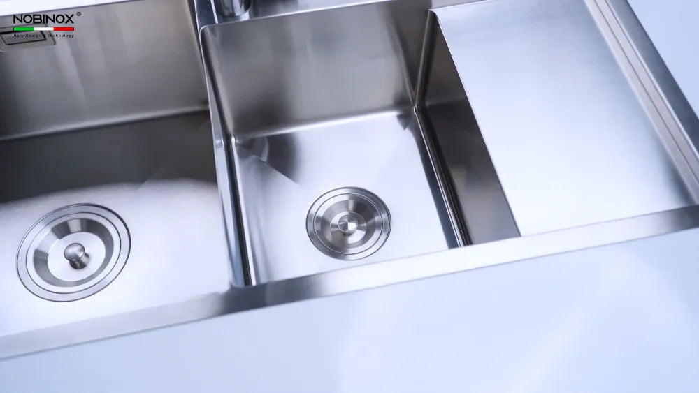 Chậu bếp Nobinox LIKEN NL746 bề mặt trơn