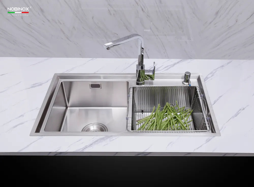 Chậu bếp LIKEN NL786 - Hai hố rộng, dễ sử dụng