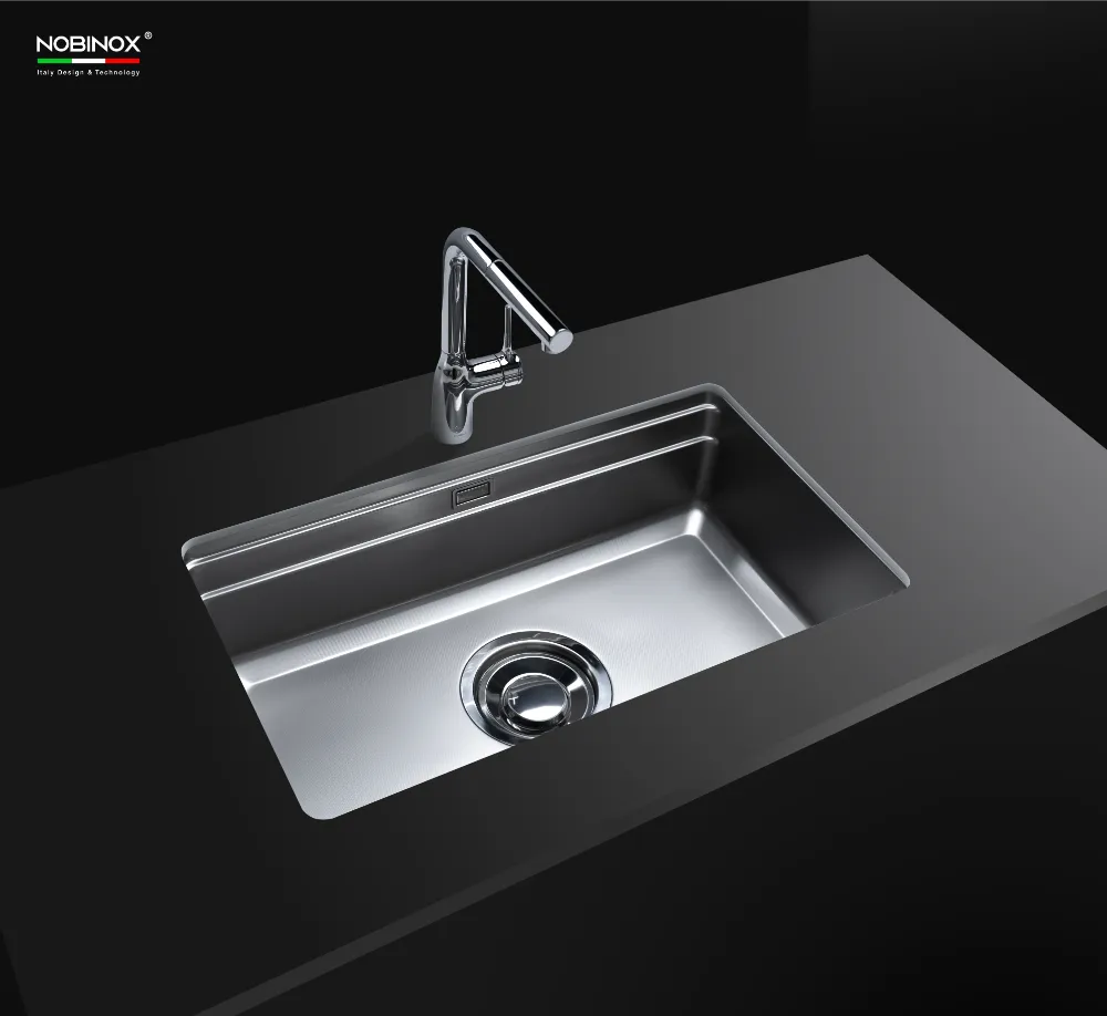 Chậu bếp LIRA NJ562D inox 304