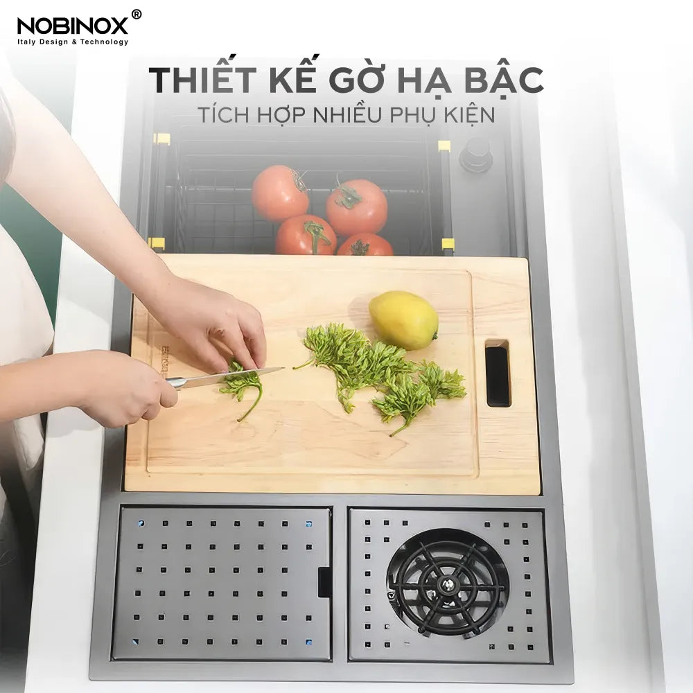 Chậu bếp LUMIA NJ511B kích thước 980mm