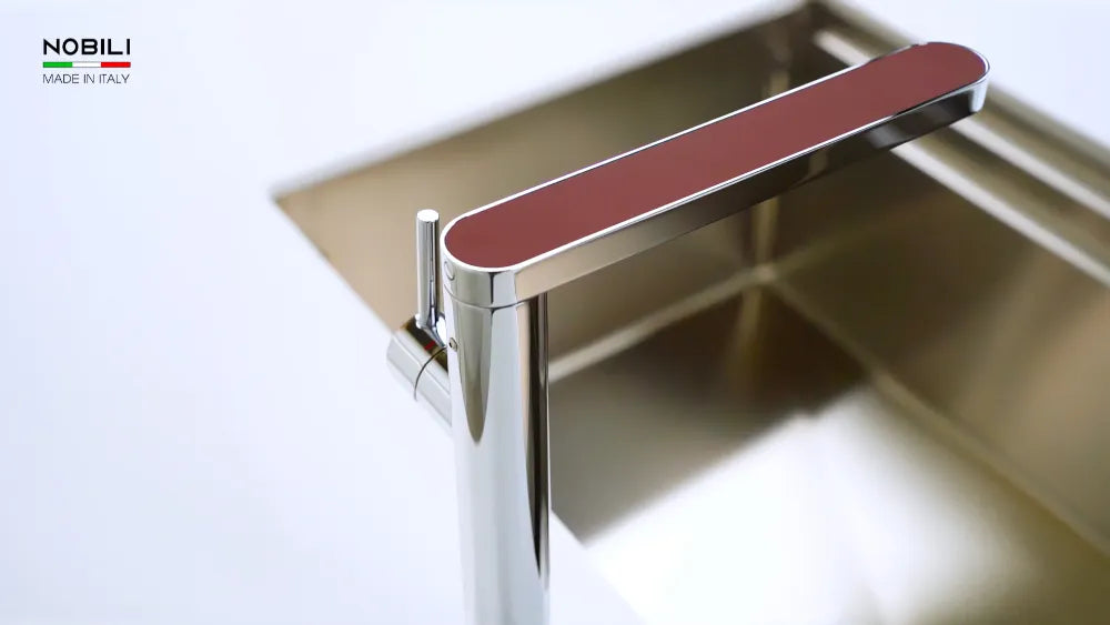 Vòi bếp MATCH NB219R | Điểm nhấn Chrome | Đầu xả 1 chế độ