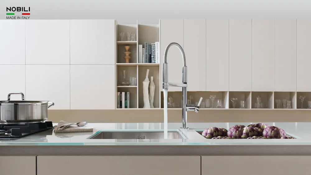 Vòi bếp Nobili MOVE NB133S đầu xả 2 chế độ