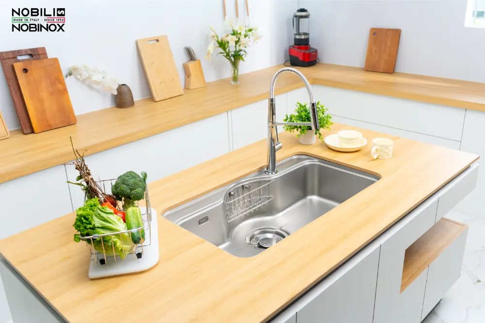 Chậu bếp ROSA NN995D kích thước lớn 880x500mm