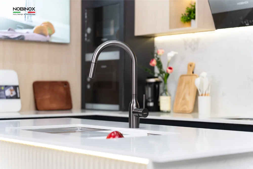 Vòi bếp AQUA NX664D cao 420mm.