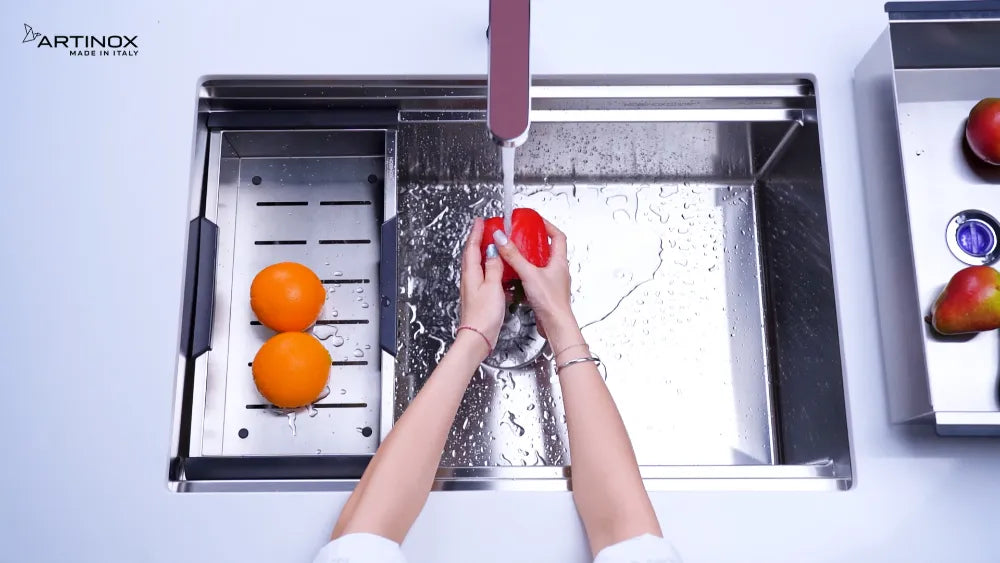 Chậu bếp TITANIUM NA875U tiện lợi
