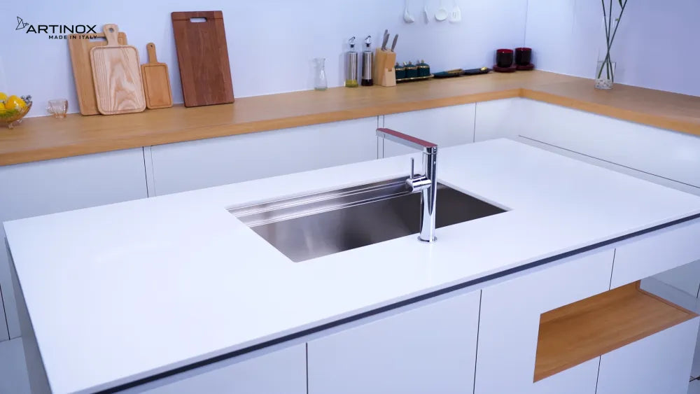 Chậu bếp TITANIUM NA875U xuất xứ Italy