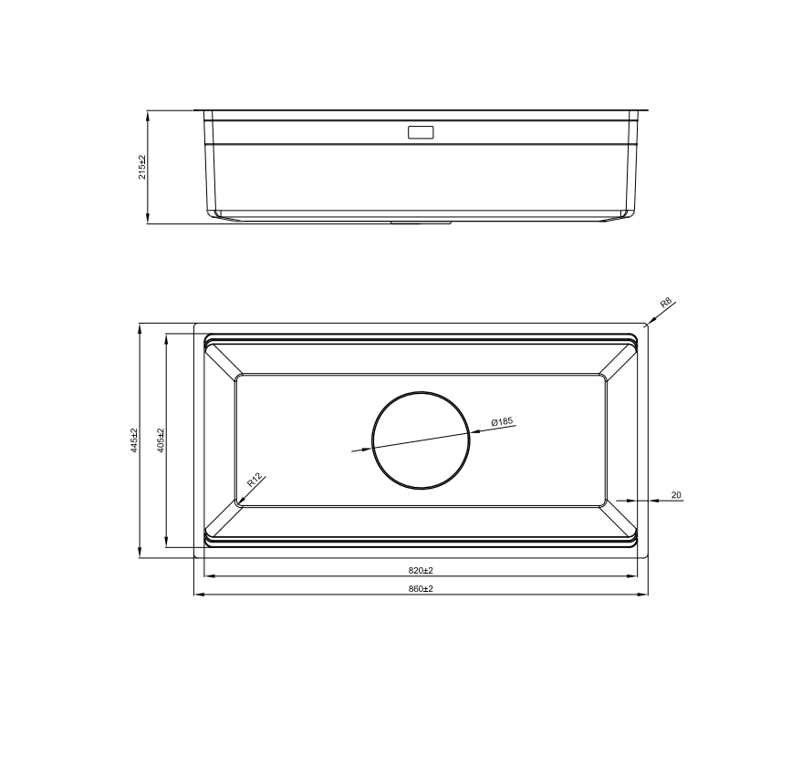 kích thước Chậu bếp Nobinox LIRA NJ566D