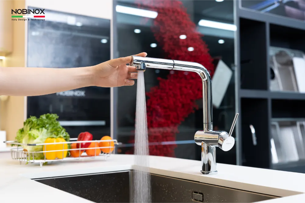 Vòi bếp Nobinox BIANCO NX601 xuất xứ Trung Quốc