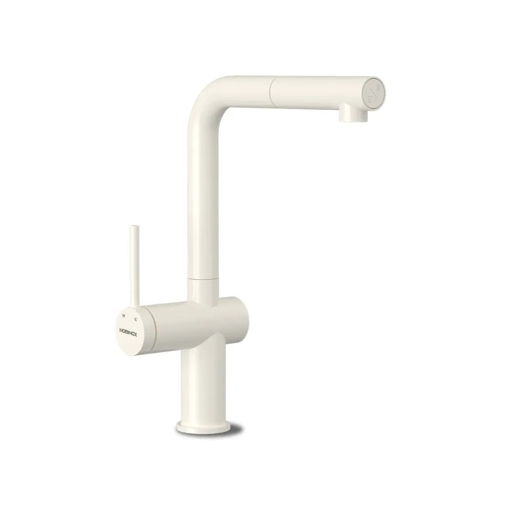 Vòi bếp BIANCO NX602 dây rút nóng lạnh