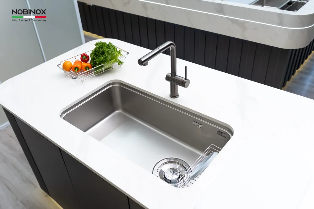 Vòi bếp Nobinox BIANCO NX603