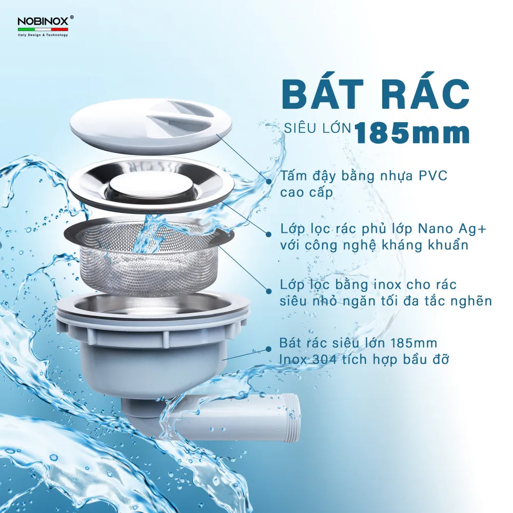 bát rác siêu lớn