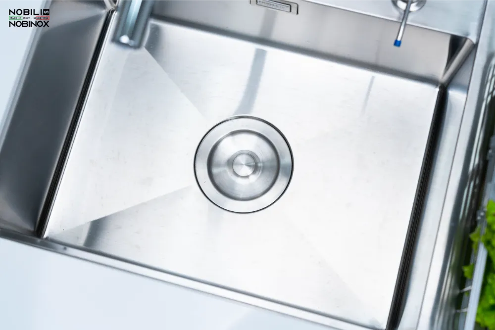 Chậu bếp Nobinox LUMIA NJ558B inox