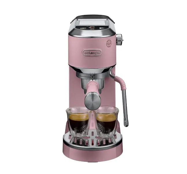 Máy pha cà phê DeLonghi Dedica Duo EC890 màu hồng