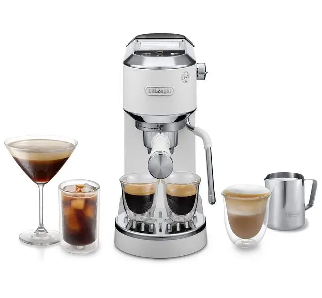 Máy pha cà phê DeLonghi Dedica Duo EC890 màu trắng