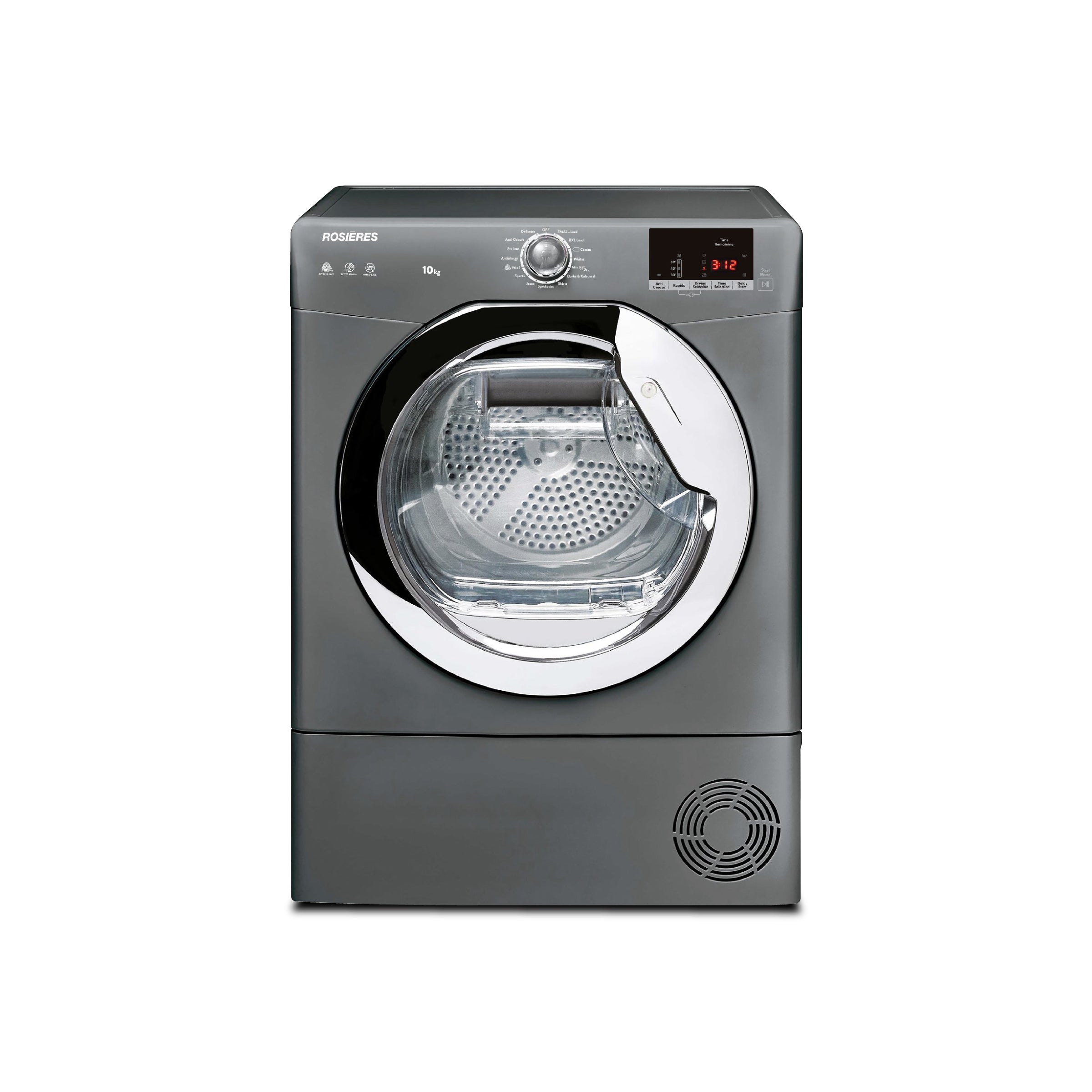 Máy sấy quần áo 10kg Rosières RILSC10DGR-04 sấy nhanh